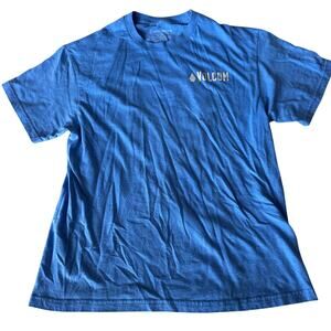 Volcom blue Short Sleeve Blue Logo Tee - XL